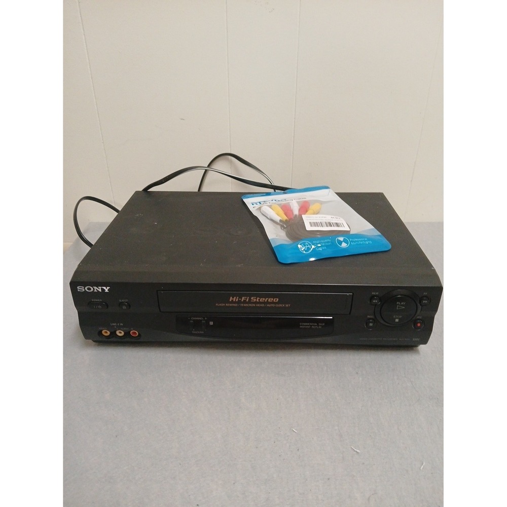 Sony SLV-N55 4-Head Hi-Fi Stereo VCR Video Player Recorder No Remote - TESTED